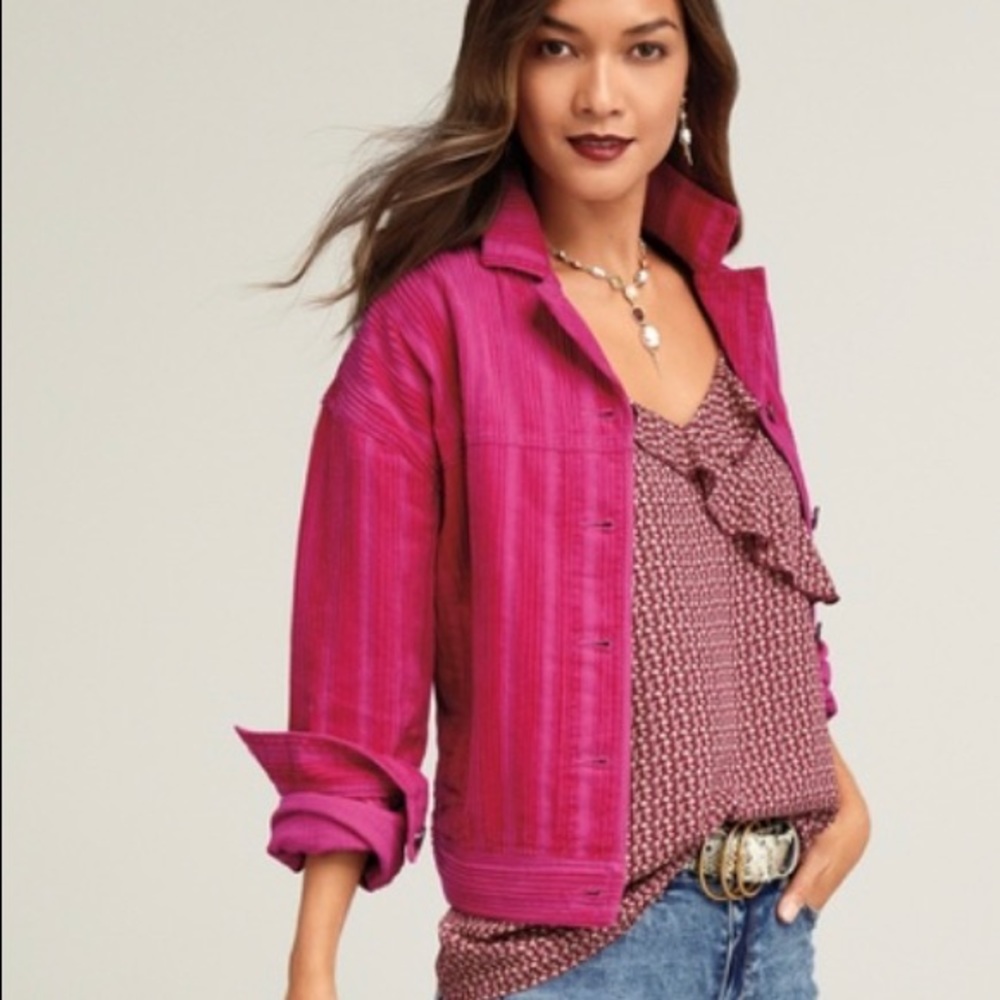 cabi Cheeky Topper Pink Size Medium NWOT